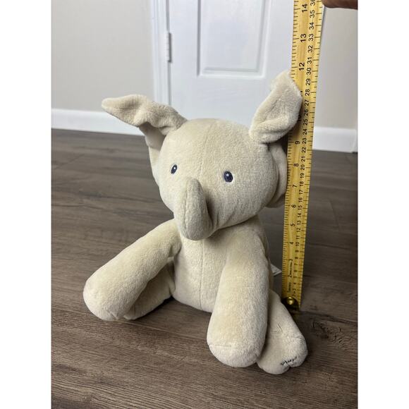 Baby GUND Flappy the Elephant Plush Stuffed Animal Beige 12" #604313 - Picture 4 of 8